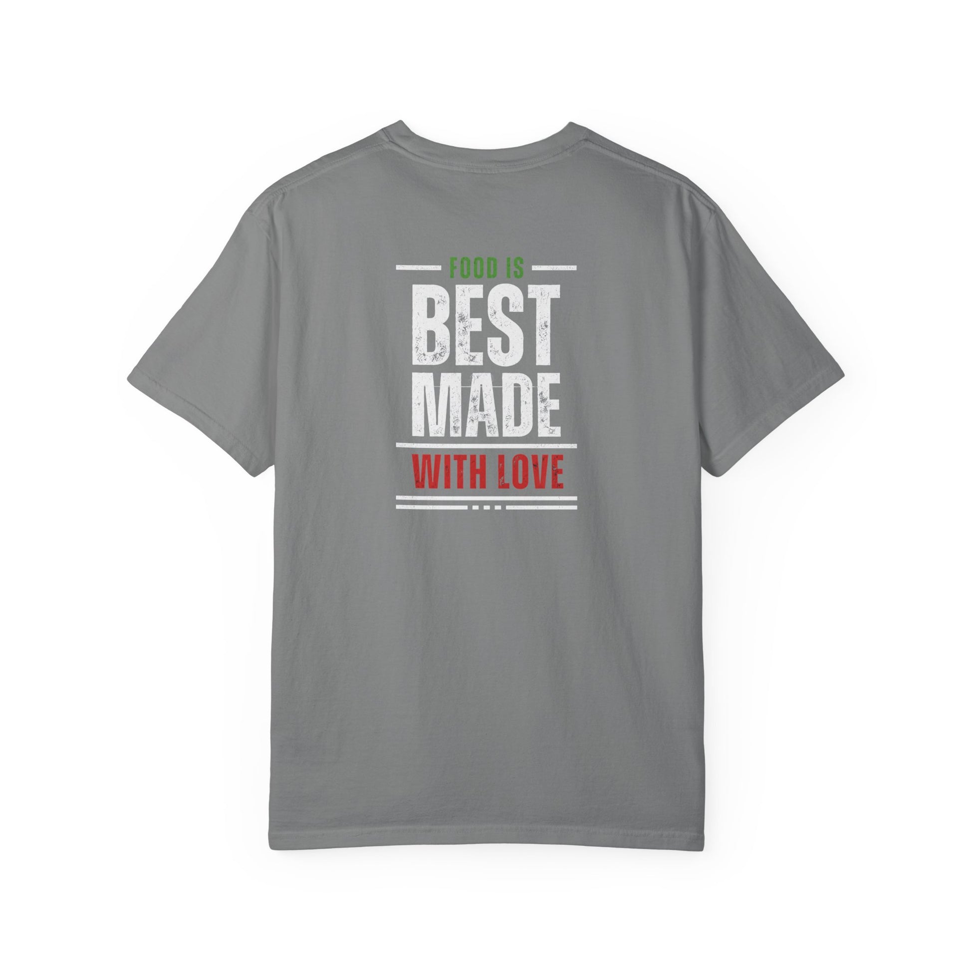 Paisani "Food is Best Made With Love" T-Shirt