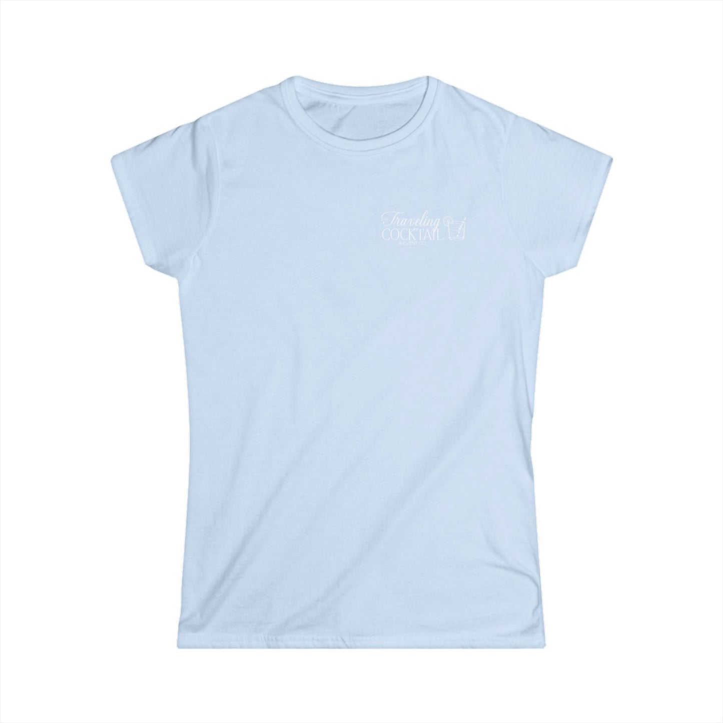 The Traveling Cocktail Womens Fitted T-Shirt