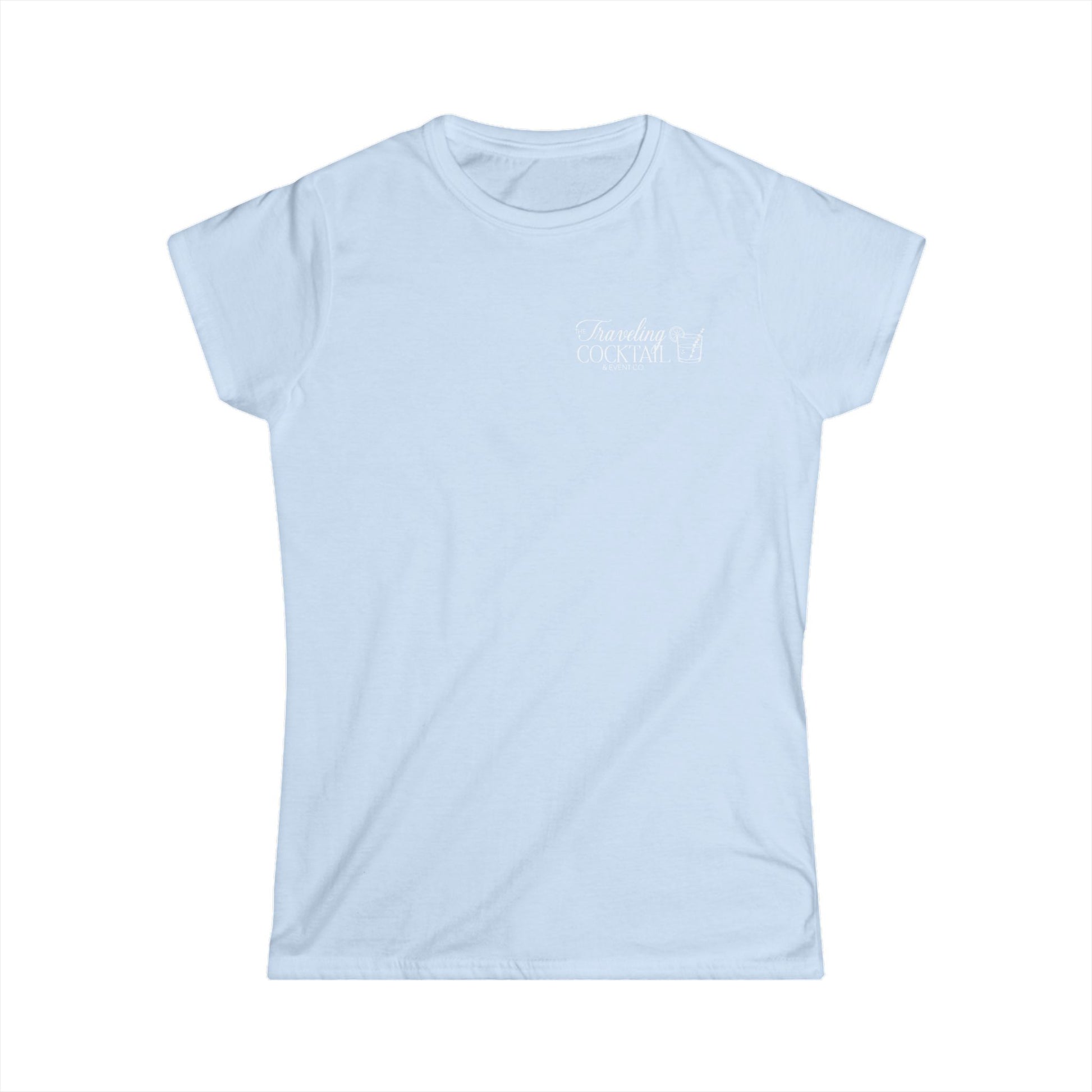 The Traveling Cocktail Womens Fitted T-Shirt