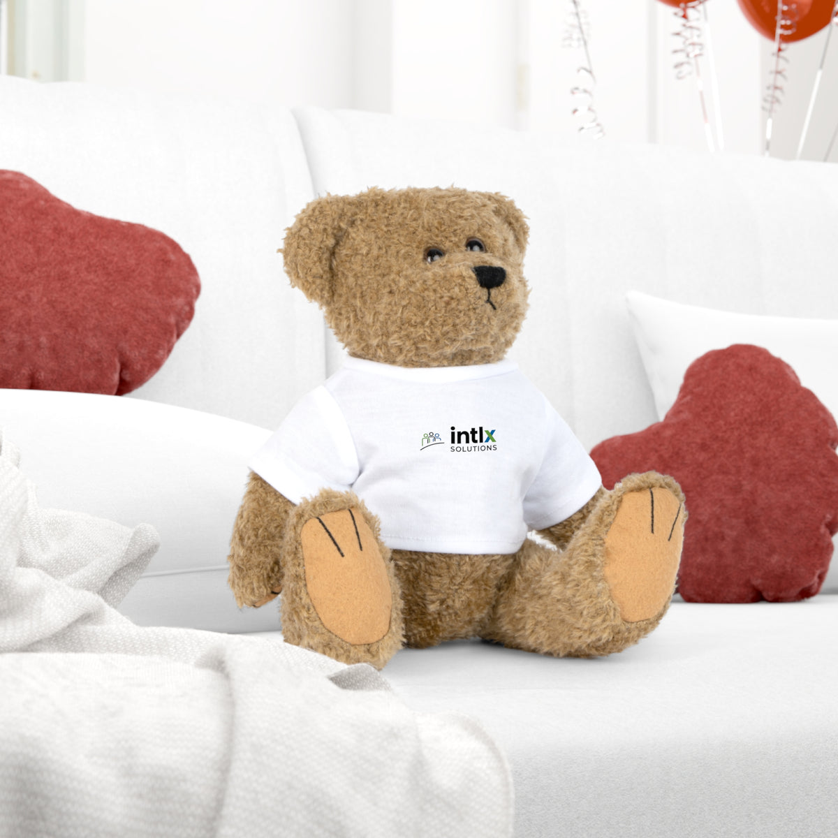 intlx Teddy Bear Plush Toy with T-Shirt