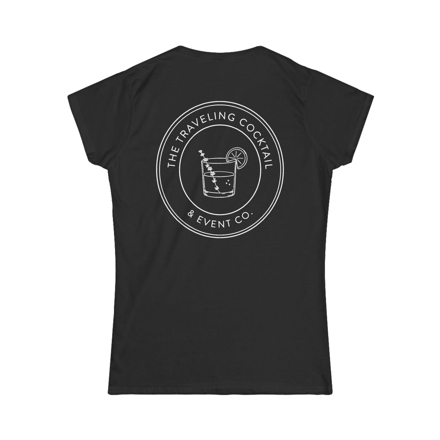 The Traveling Cocktail Womens Fitted T-Shirt