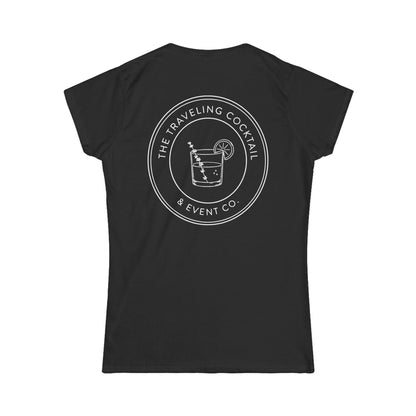 The Traveling Cocktail Womens Fitted T-Shirt