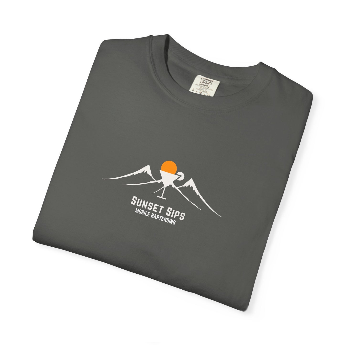 Sunset Sips Mobile Bartending T-Shirt