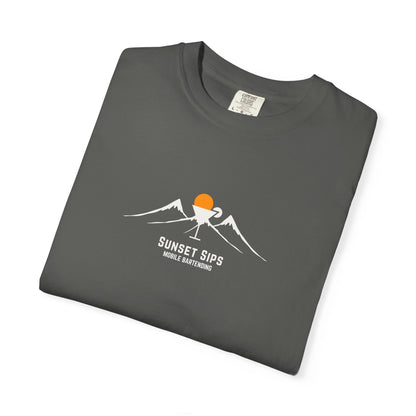 Sunset Sips Mobile Bartending T-Shirt