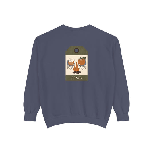 Sunset Sips Vintage Tag Crewneck