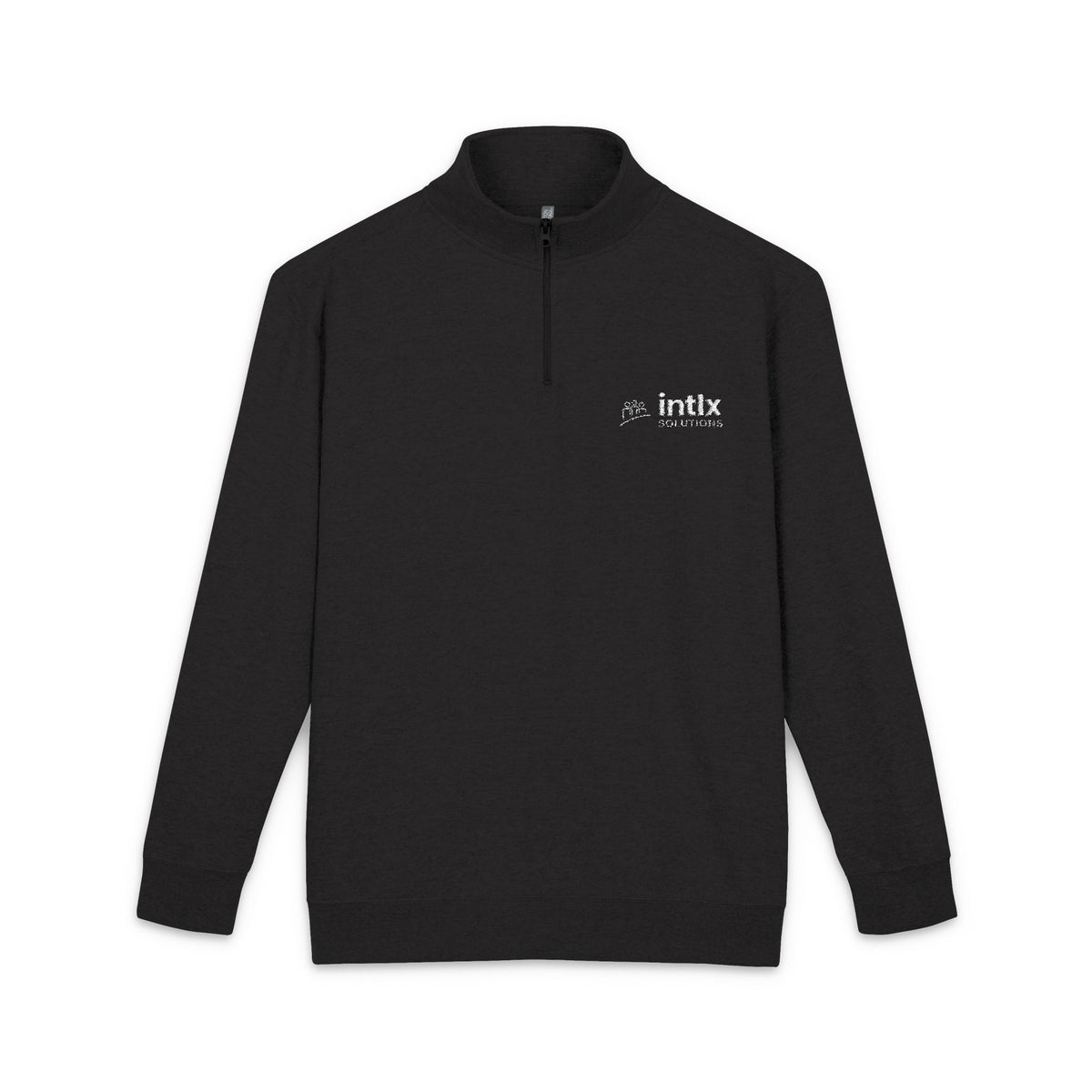 intlx Intax Embroidered Quarter-Zip Fleece Pullover