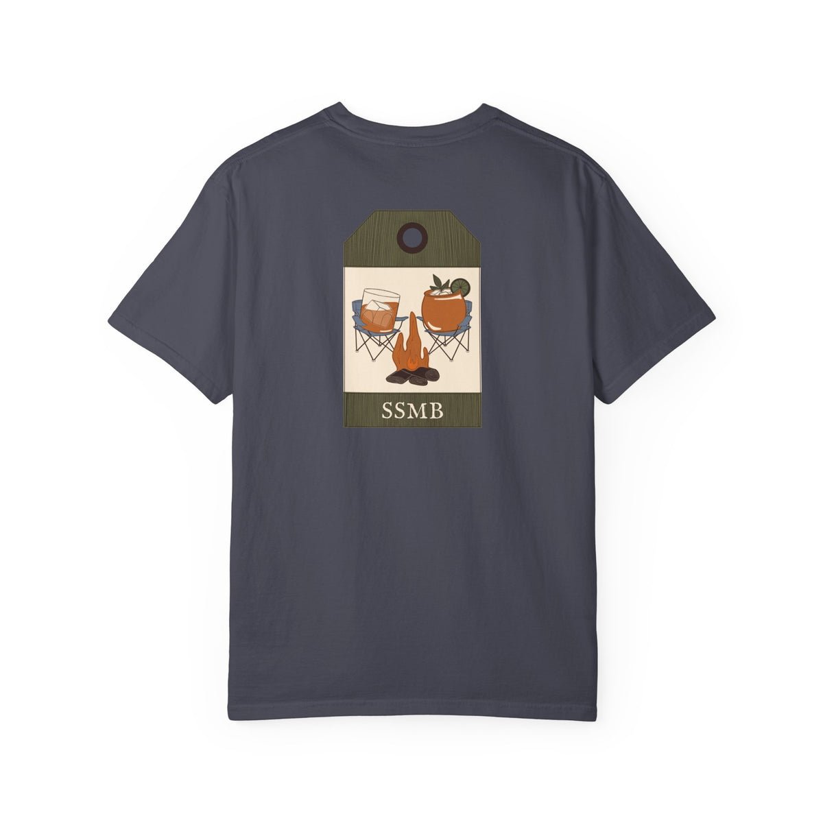 Sunset Sips Vintage Tag T-Shirt