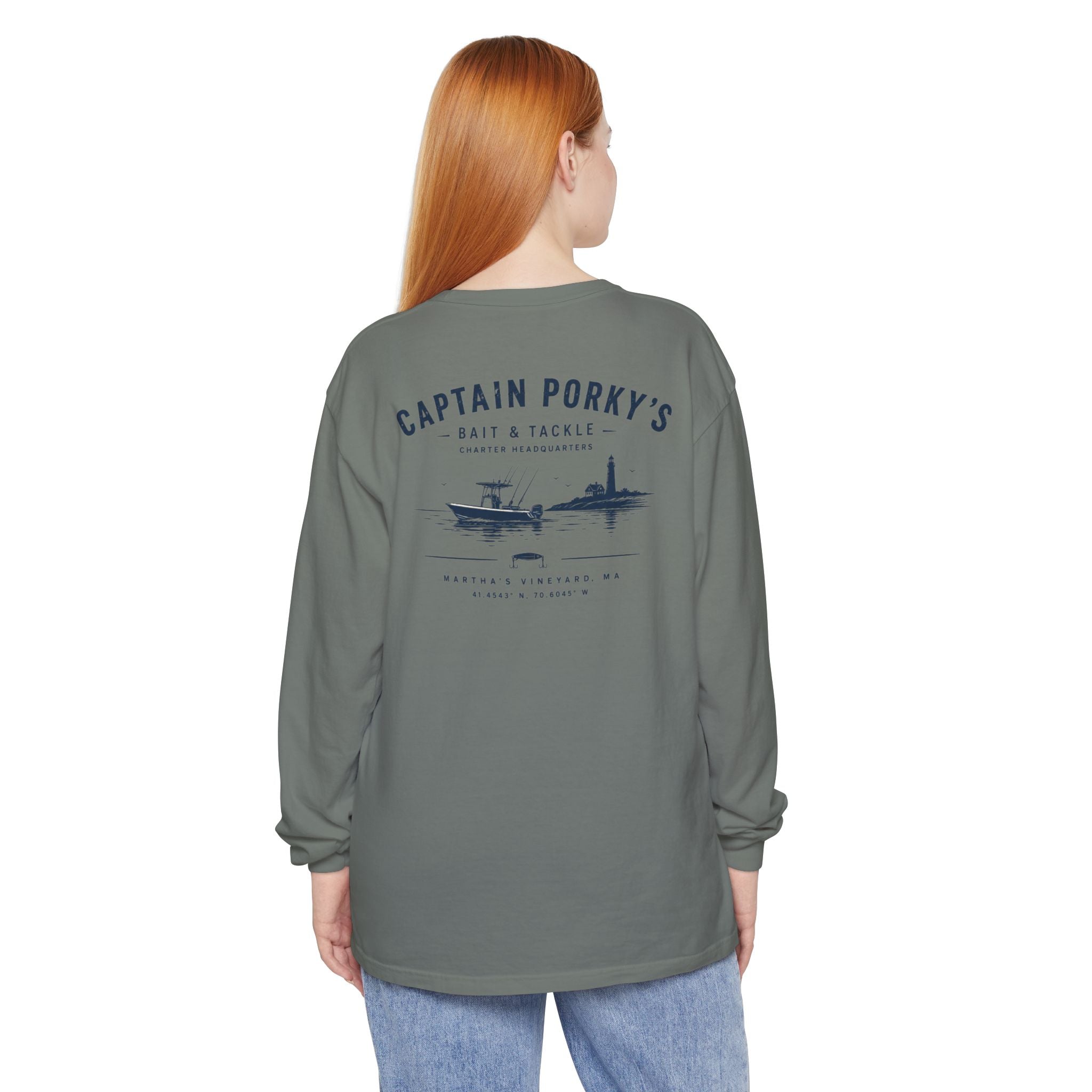 Captain Porky’s Bait & Tackle West Chop Long Sleeve Tee