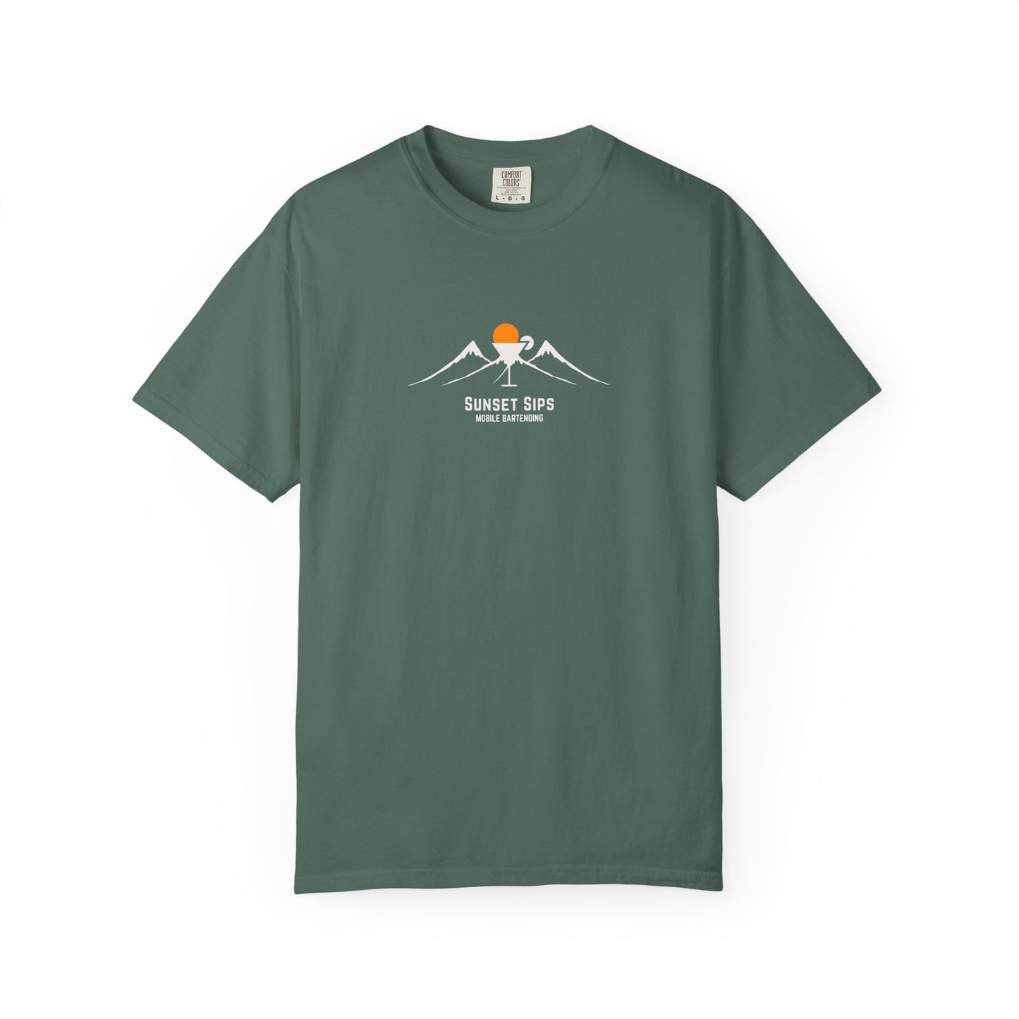 Sunset Sips Mobile Bartending T-Shirt