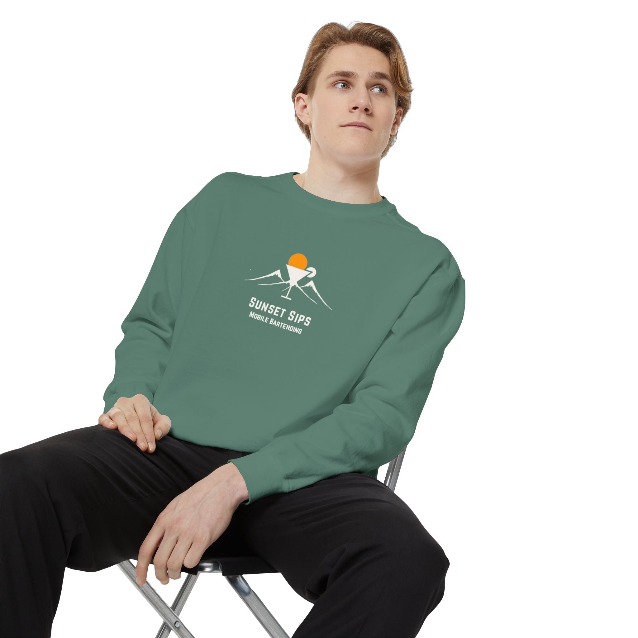 Sunset Sips Mobile Bartending Crewneck