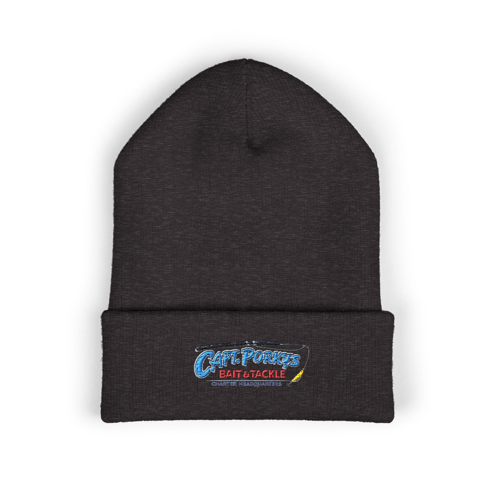 Captain Porky's Bait & Tackle Embroidered Beanie