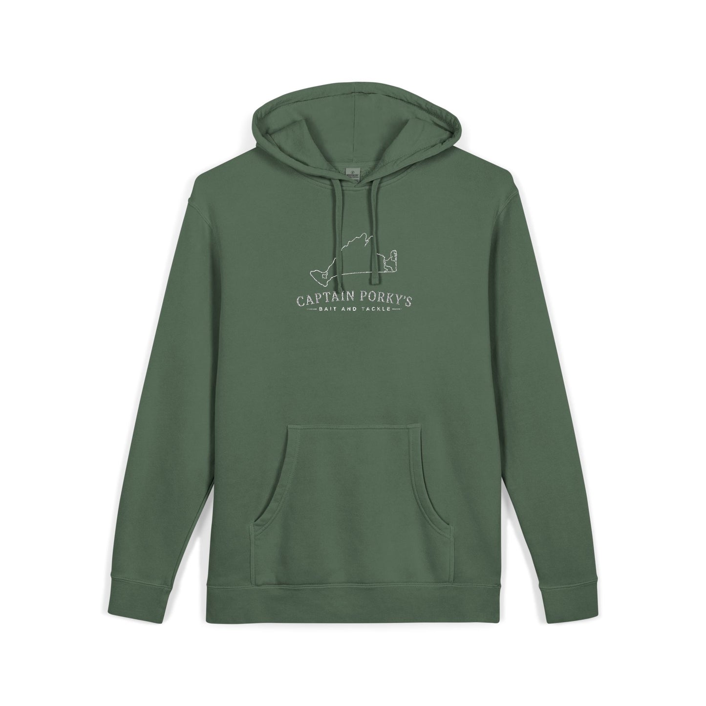 Capt. Pork's Bait & Tackle Embroidered Island Hoodie