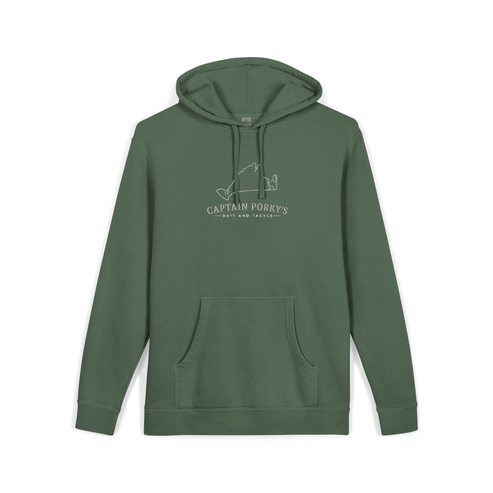 Capt. Pork's Bait & Tackle Embroidered Island Hoodie