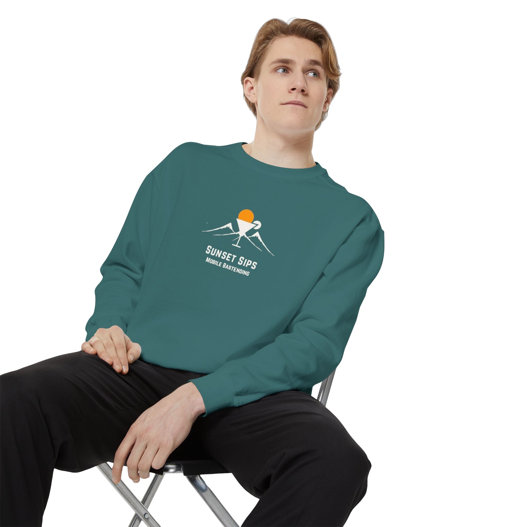 Sunset Sips Mobile Bartending Crewneck