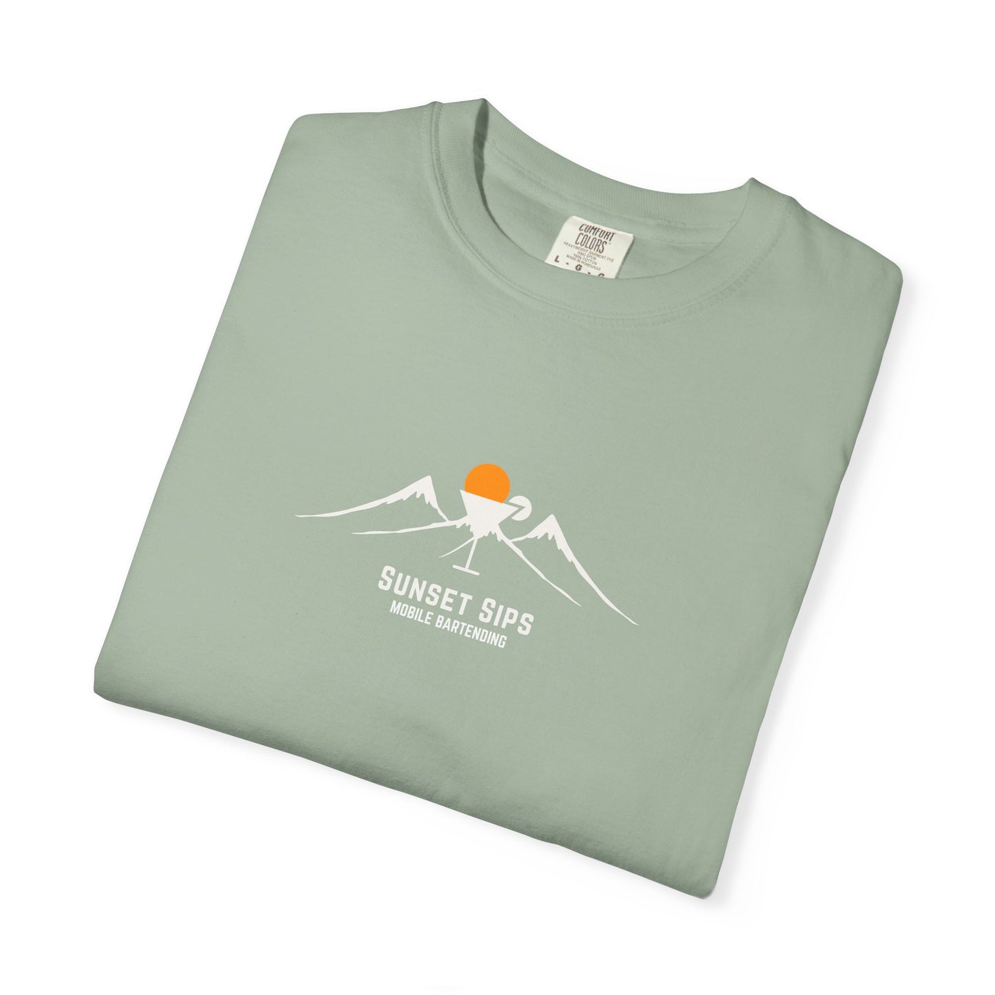 Sunset Sips Mobile Bartending T-Shirt