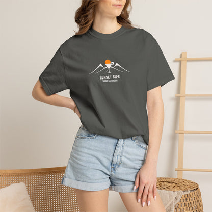 Sunset Sips Mobile Bartending T-Shirt