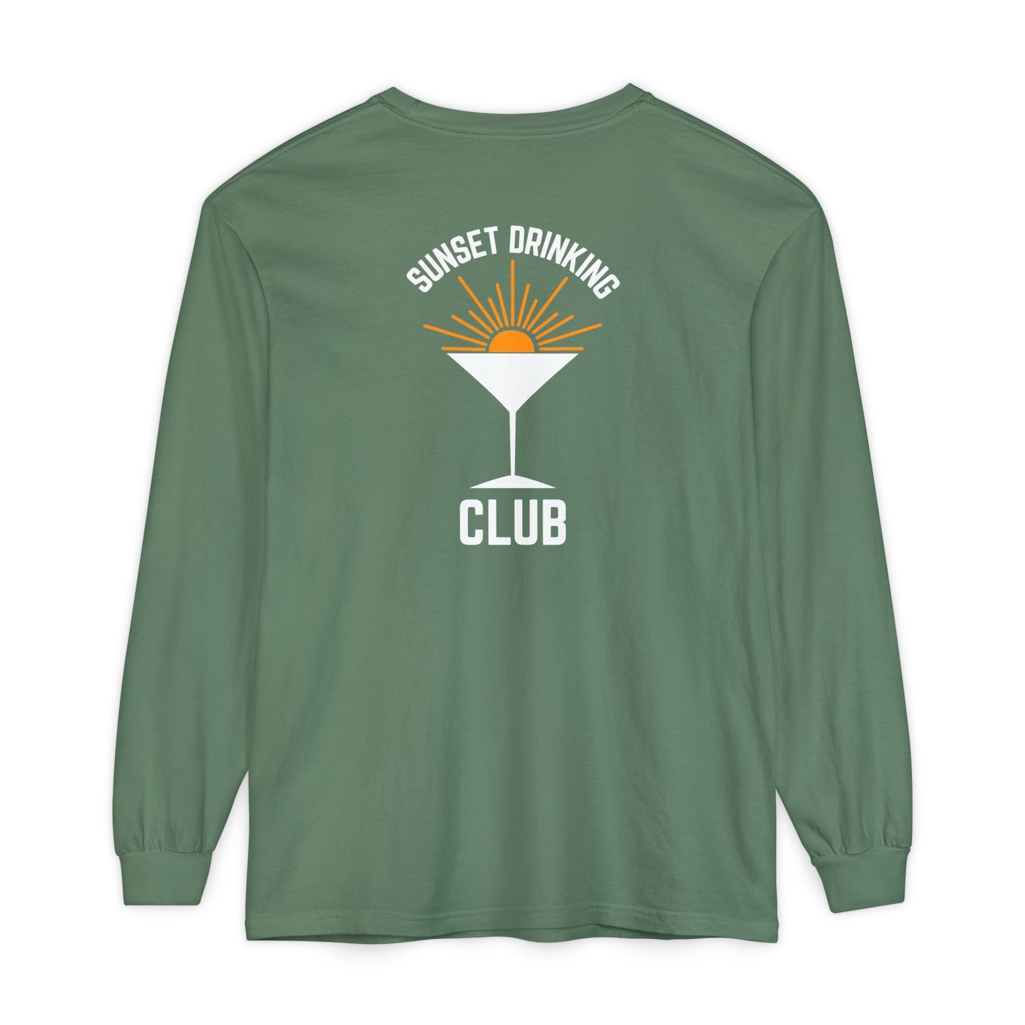 Sunset Sips Mobile Bartending Long Sleeve Tee