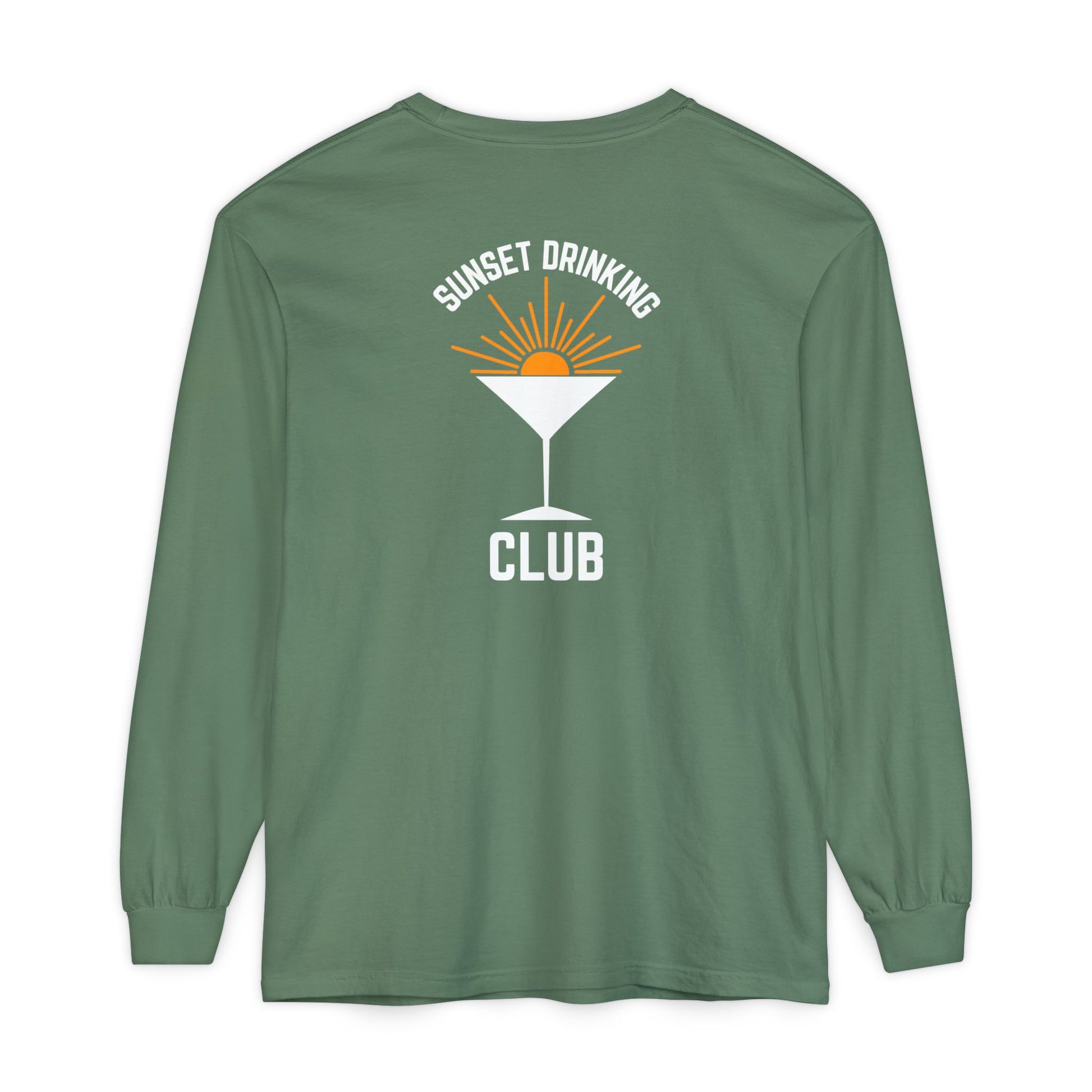 Sunset Sips Mobile Bartending Long Sleeve Tee