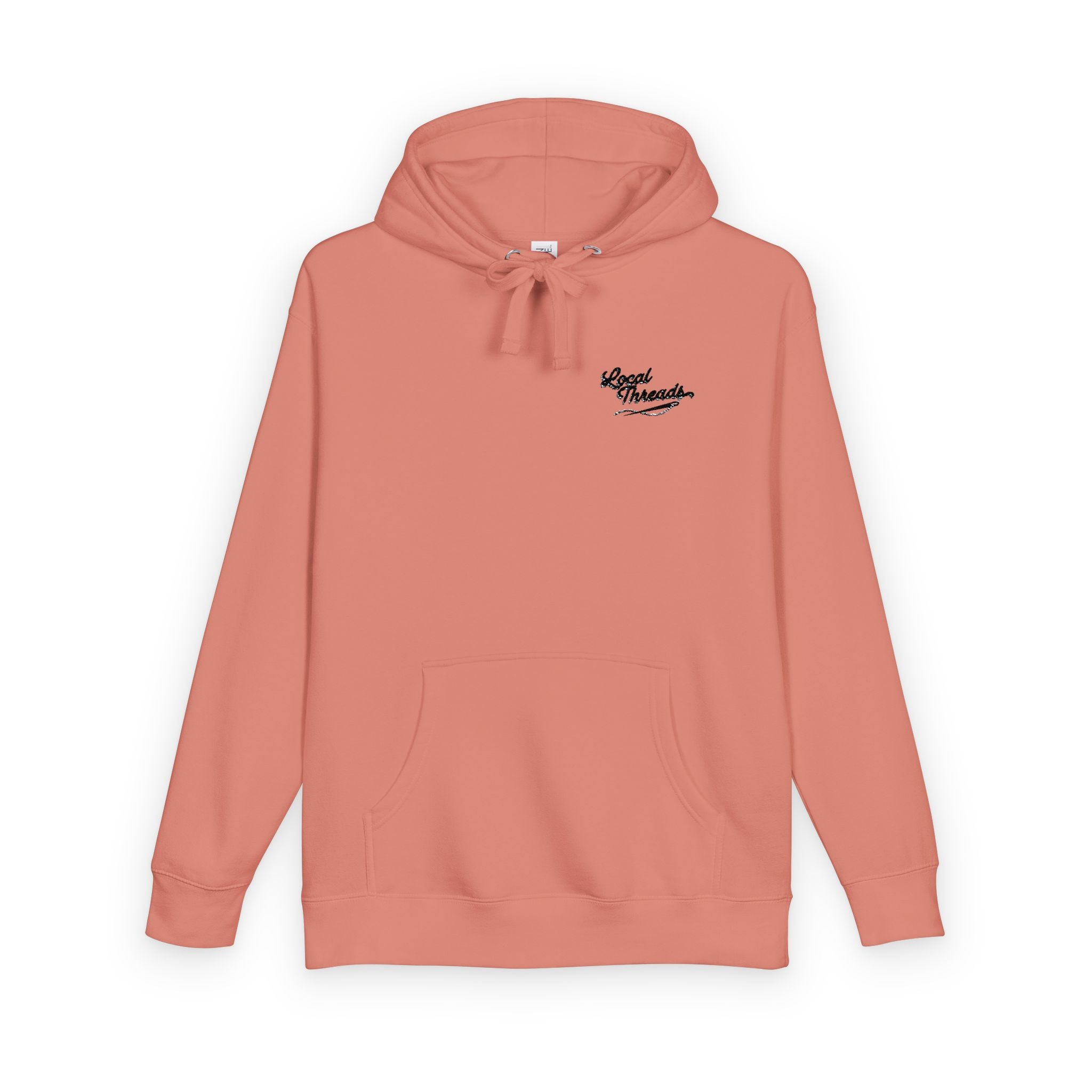Local Threads Embroidered Cotton String Hoodie