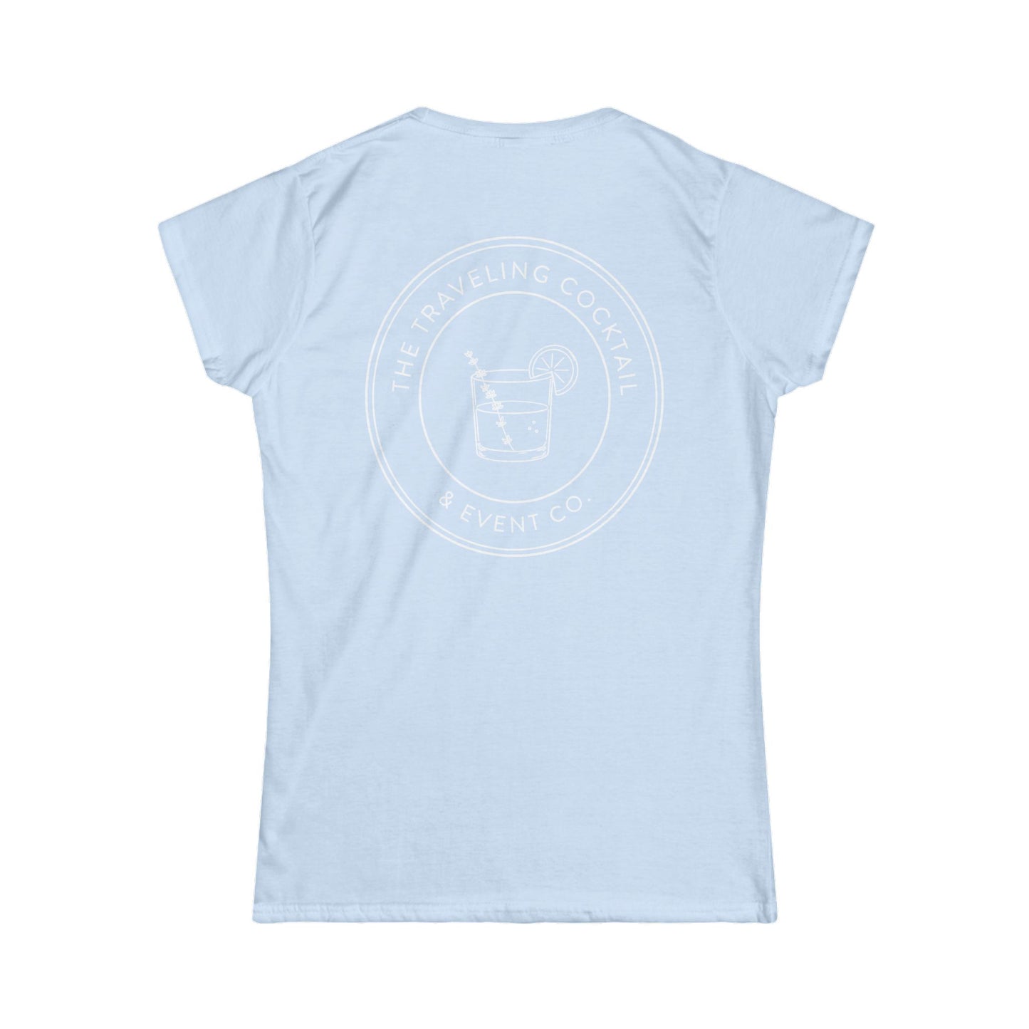 The Traveling Cocktail Womens Fitted T-Shirt
