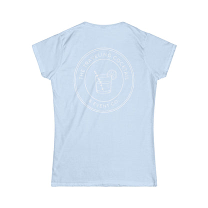 The Traveling Cocktail Womens Fitted T-Shirt