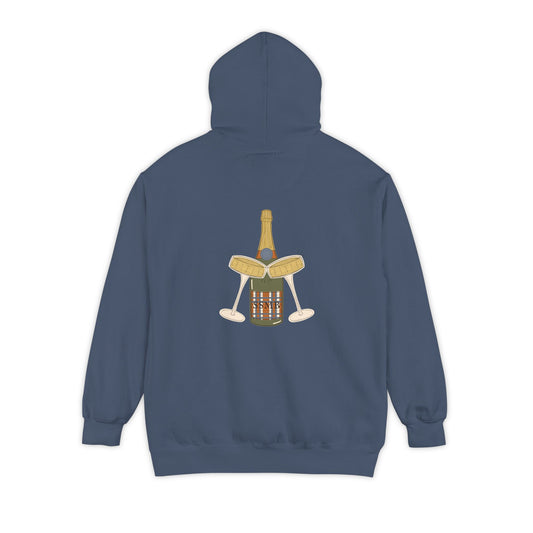Sunset Sips Champagne Hoodie
