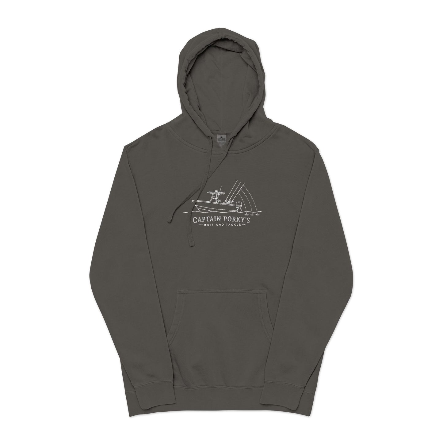 Capt. Porky's Bait & Tackle Embroidered Boat Hoodie