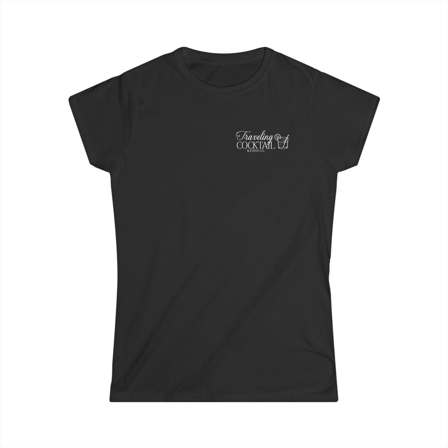The Traveling Cocktail Womens Fitted T-Shirt
