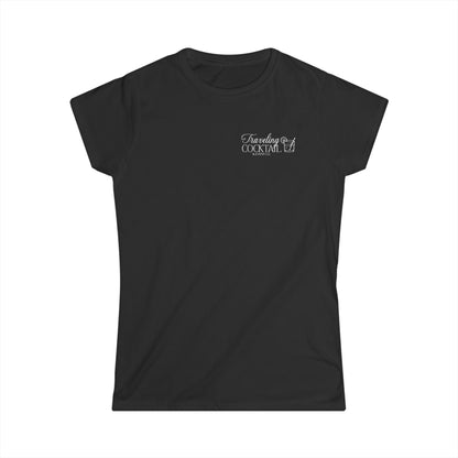 The Traveling Cocktail Womens Fitted T-Shirt