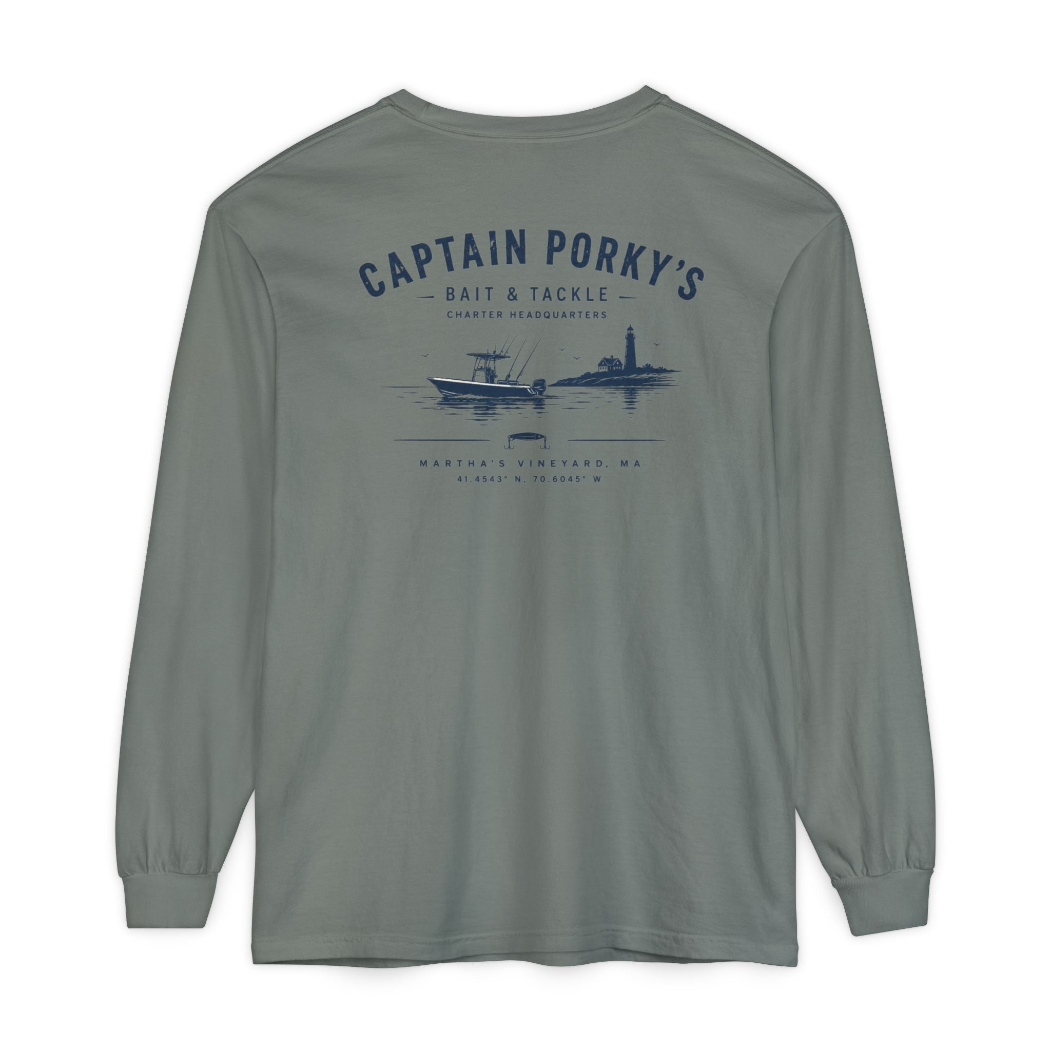 Captain Porky’s Bait & Tackle West Chop Long Sleeve Tee