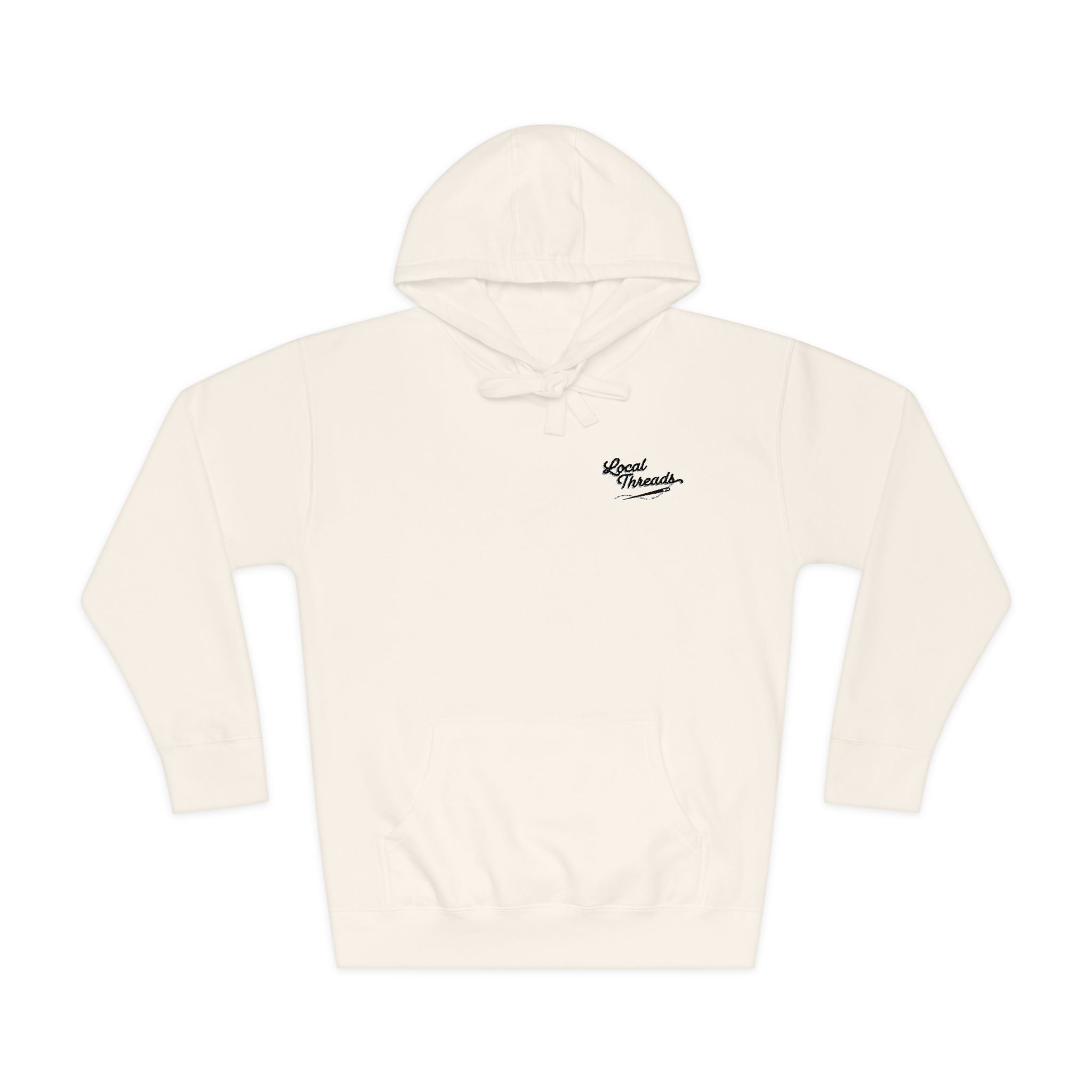 Local Threads Embroidered Cotton String Hoodie