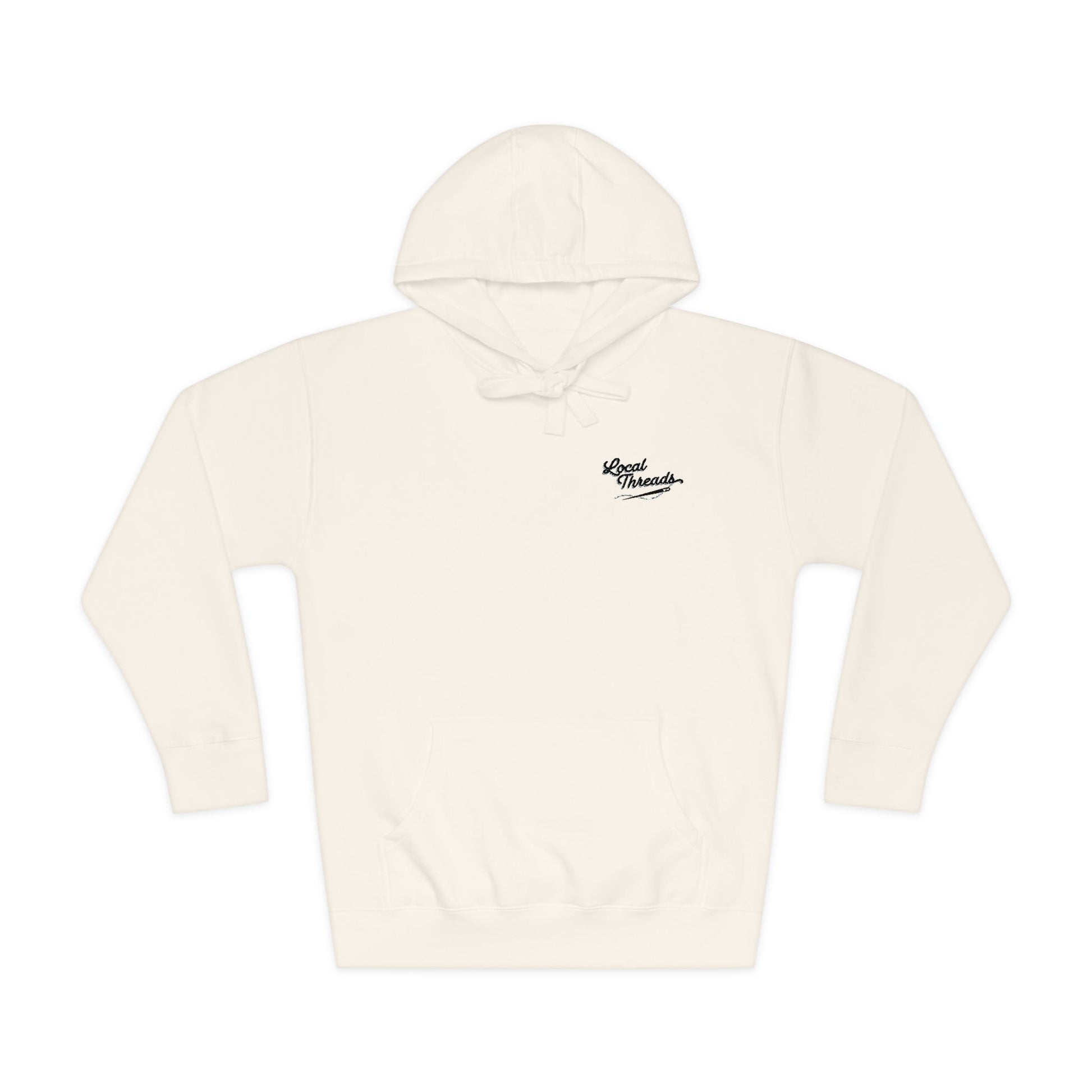 Local Threads Embroidered Cotton String Hoodie