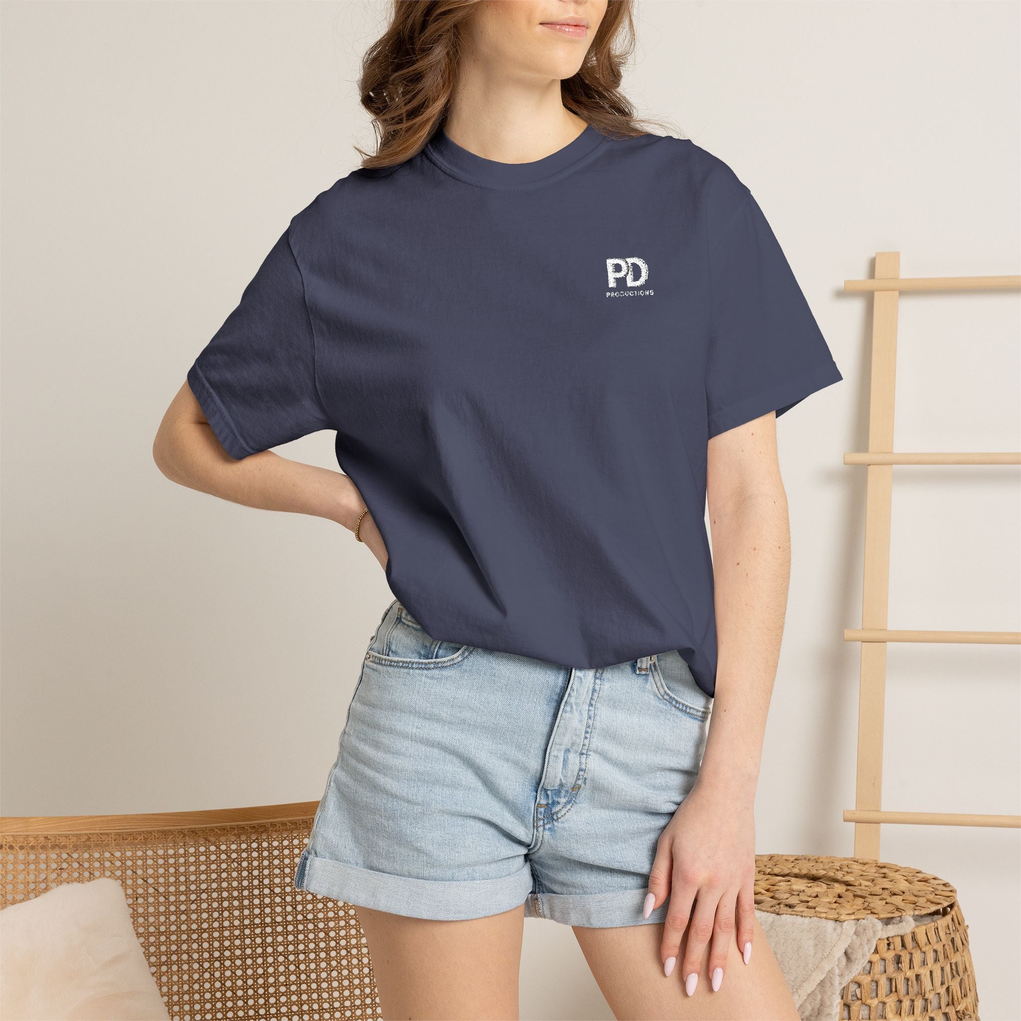 PD Productions Embroidered T-Shirt
