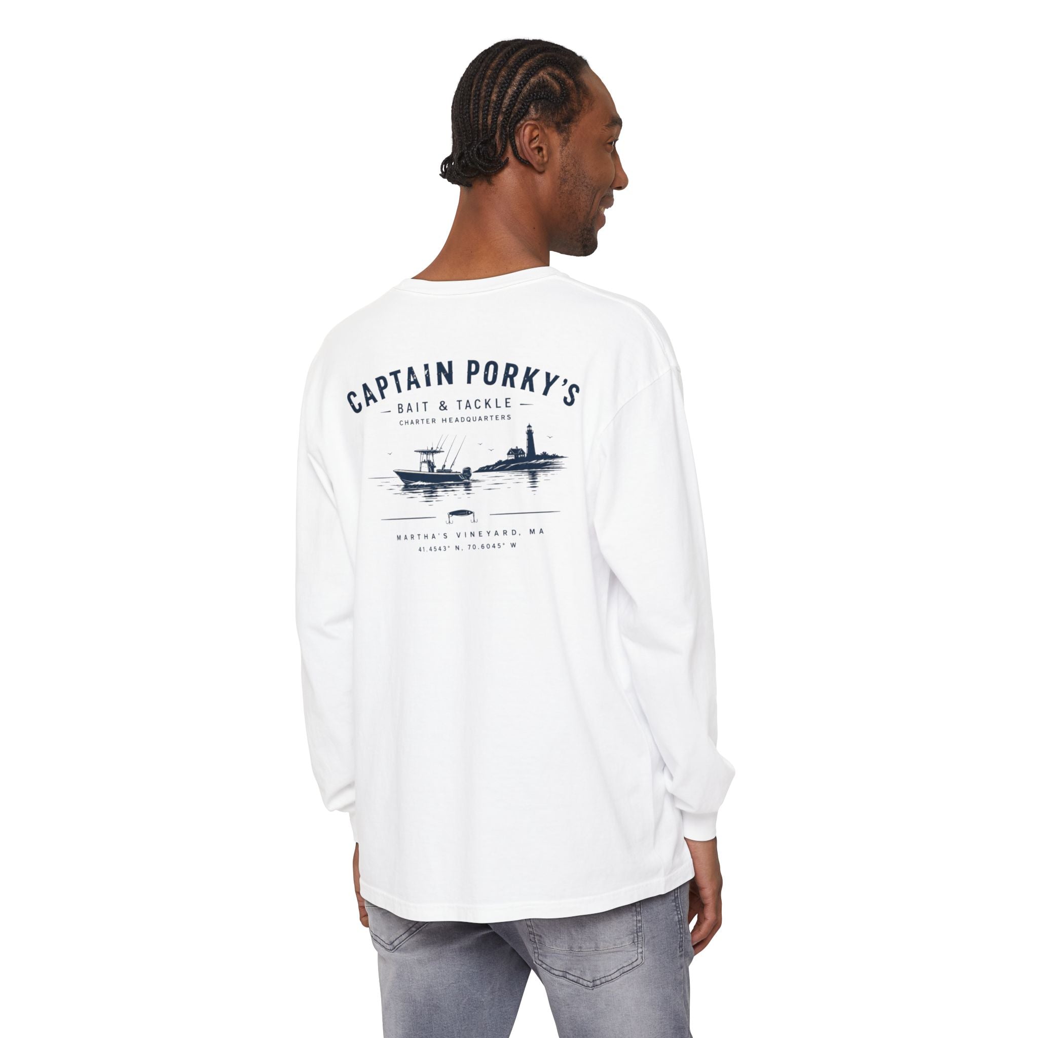 Captain Porky’s Bait & Tackle West Chop Long Sleeve Tee