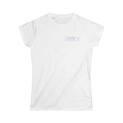 The Traveling Cocktail Womens Fitted T-Shirt