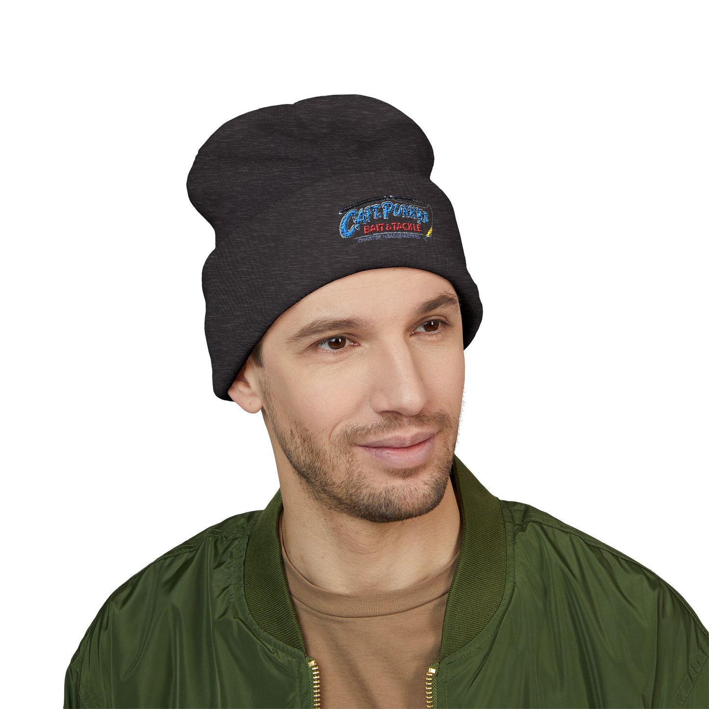 Capt. Porky's Bait & Tackle Embroidered Beanie