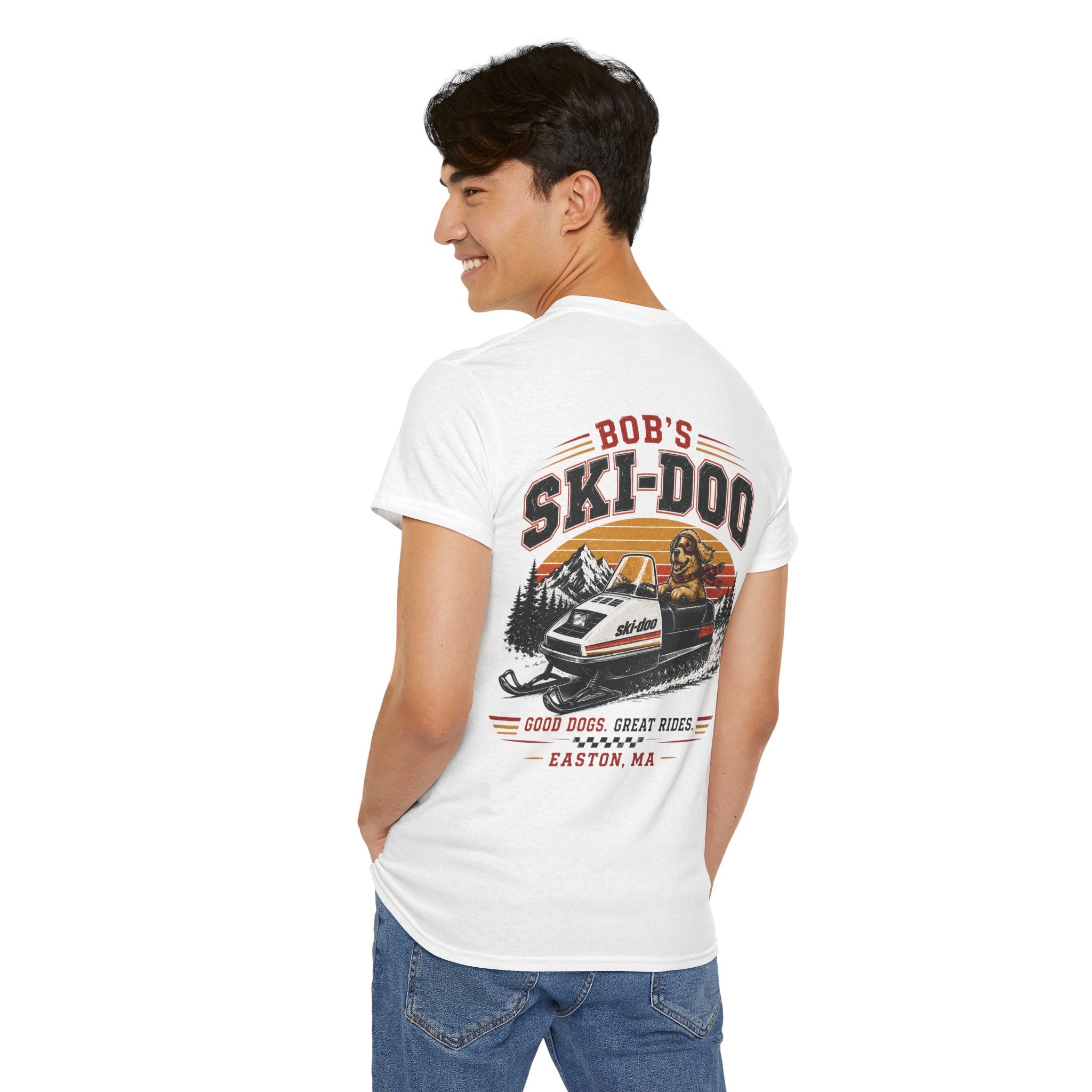 Bob's Ski-Doo Dog Snowmobile T‑Shirt