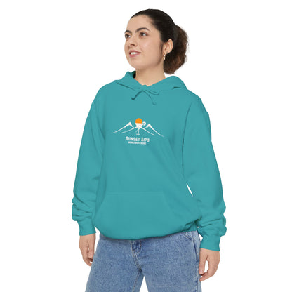 Sunset Sips Mobile Bartending Hoodie