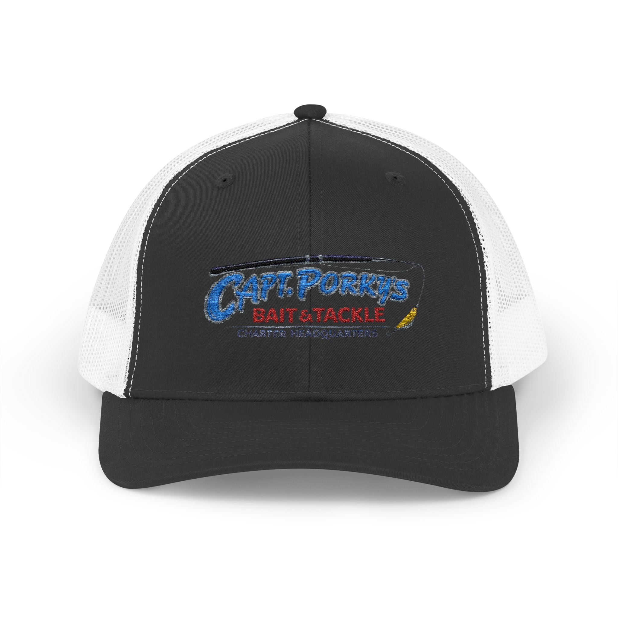 Captain Porky's Bait & Tackle Snapback Trucker Hat