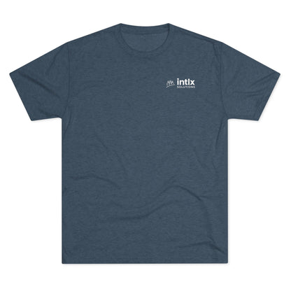 intlx Solutions Next-Level T-Shirt White Logo