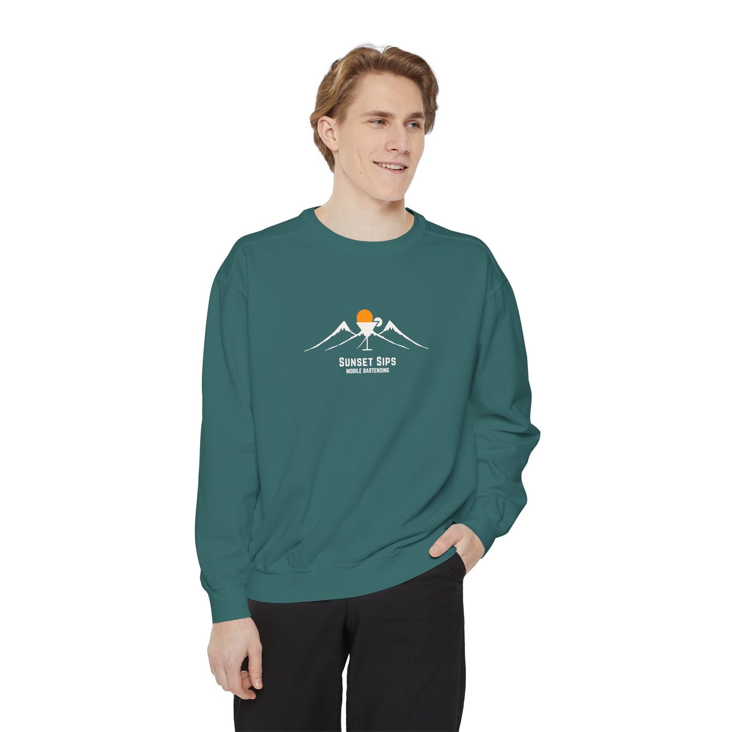 Sunset Sips Mobile Bartending Crewneck