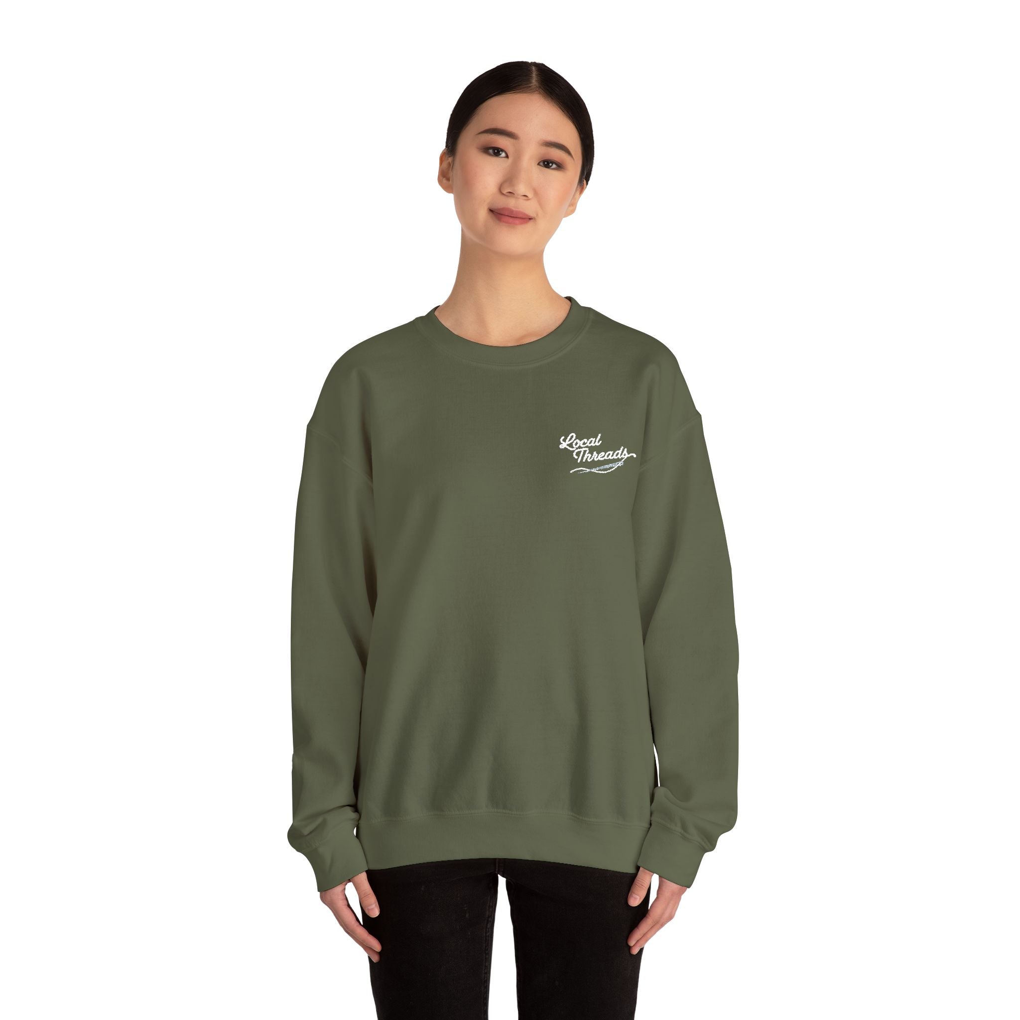 Local Threads Embroidered Crewneck