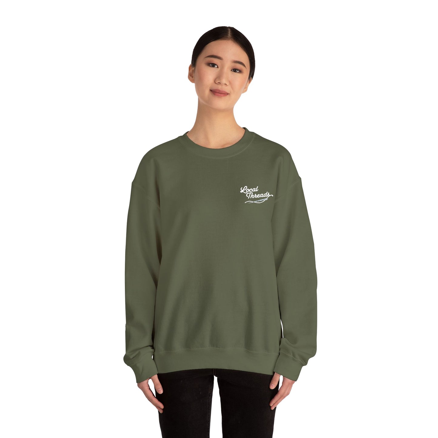 Local Threads Embroidered Crewneck