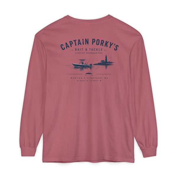Captain Porky’s Bait & Tackle West Chop Long Sleeve Tee