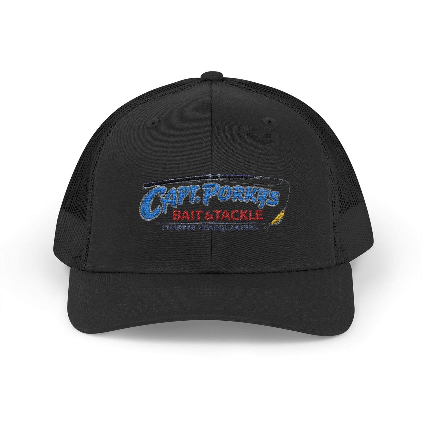 Capt. Porky's Bait & Tackle Snapback Trucker Hat