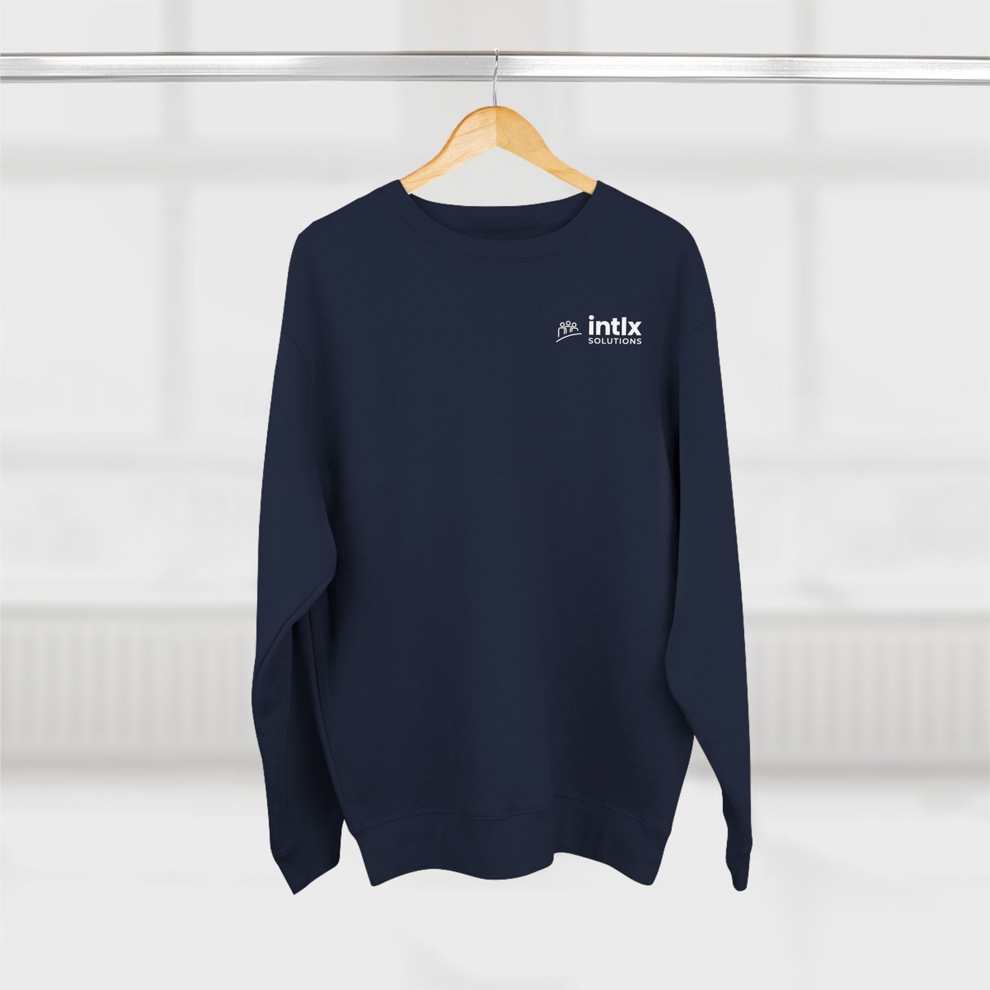 intlx Solutions Crewneck White Logo
