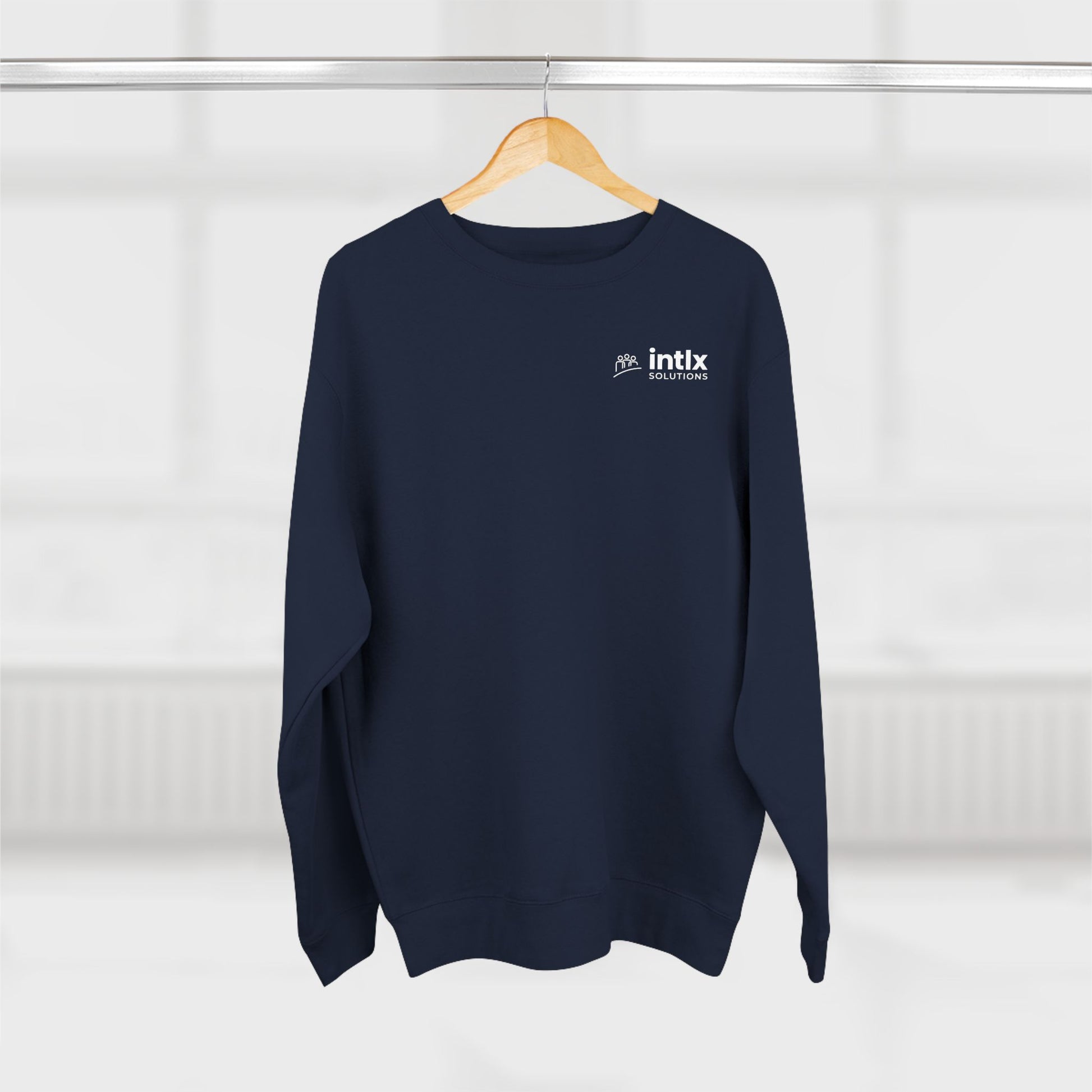 intlx Solutions Crewneck White Logo