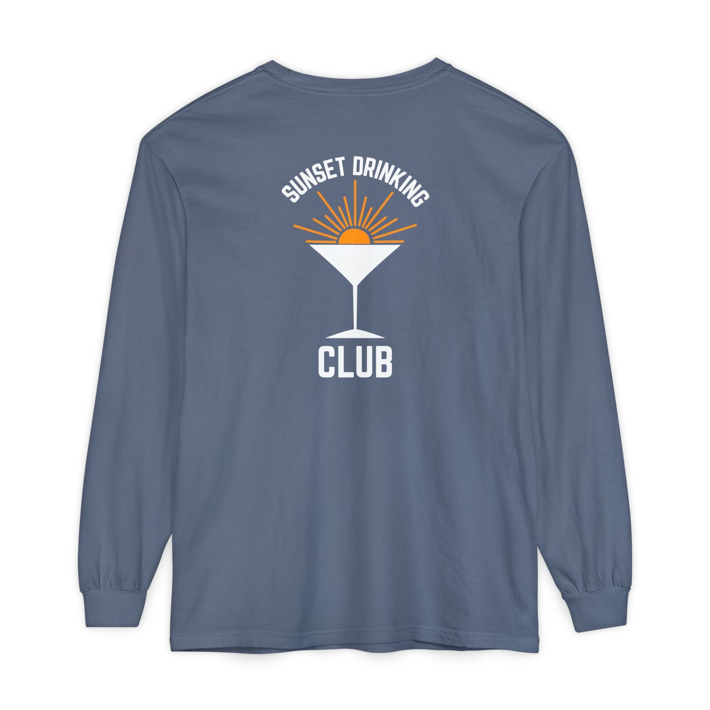 Sunset Sips Mobile Bartending Long Sleeve Tee