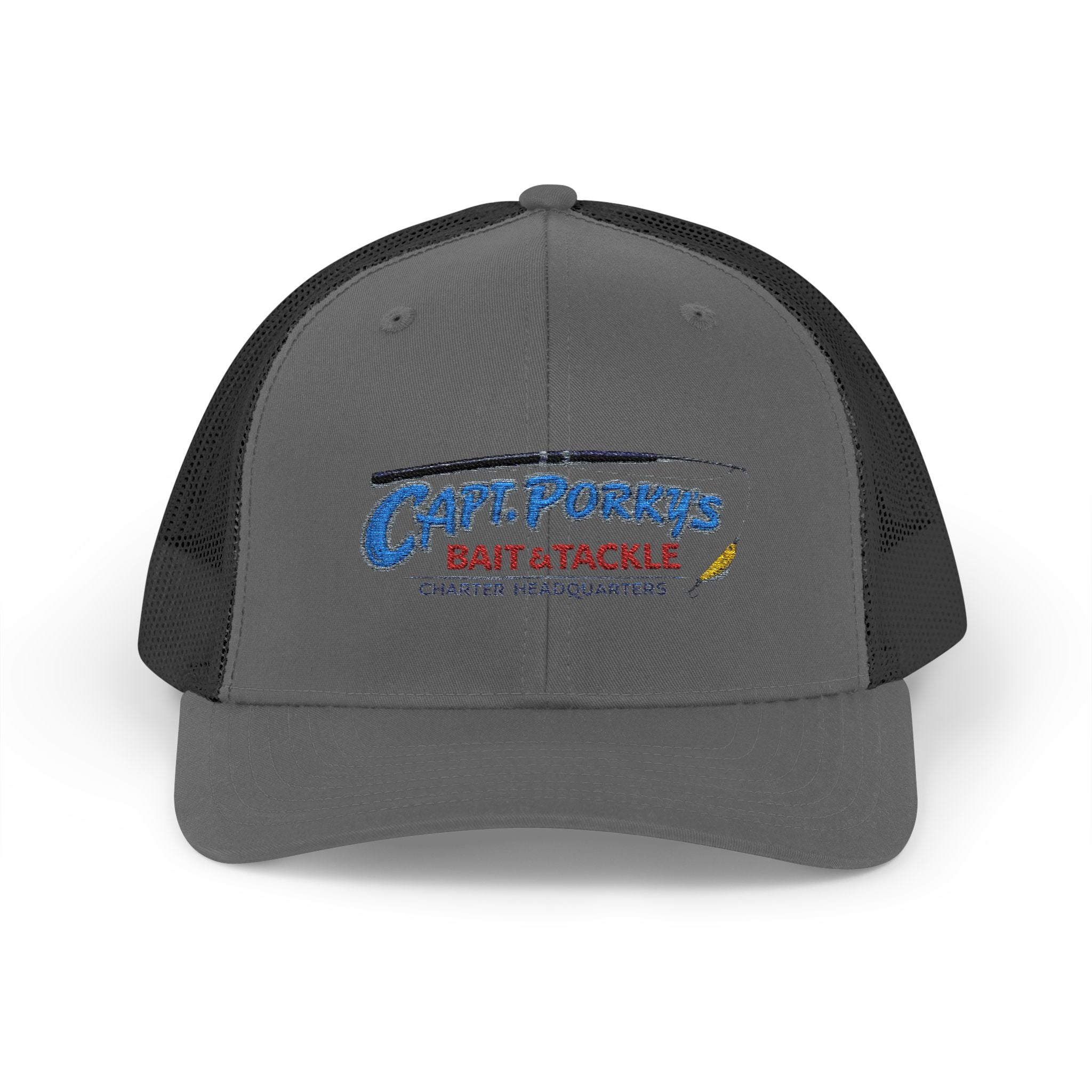 Captain Porky's Bait & Tackle Snapback Trucker Hat