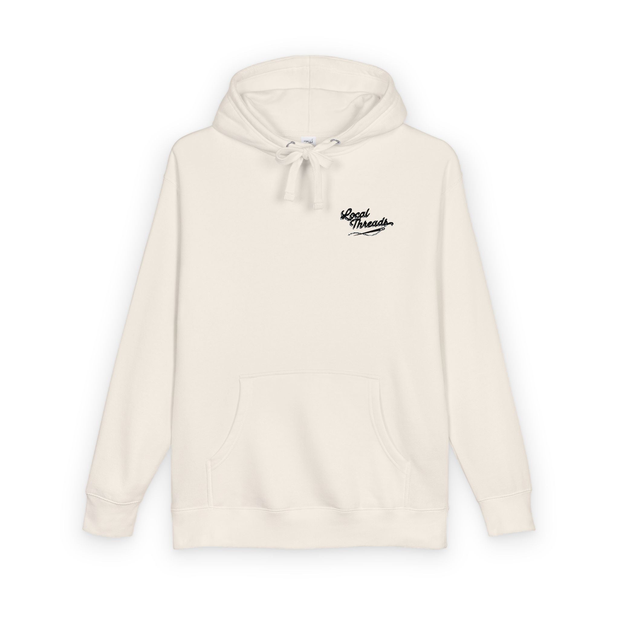 Local Threads Embroidered Cotton String Hoodie